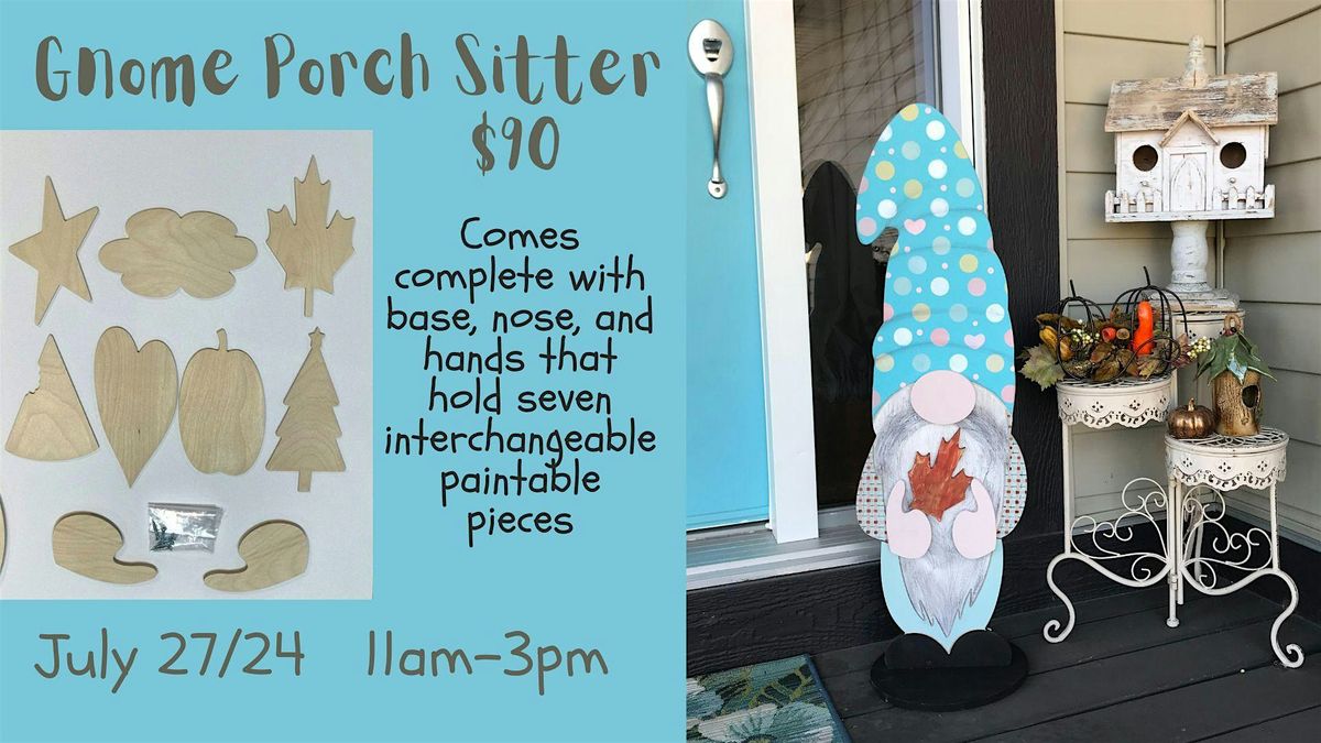 Big Gnome Porch Sitter Workshop