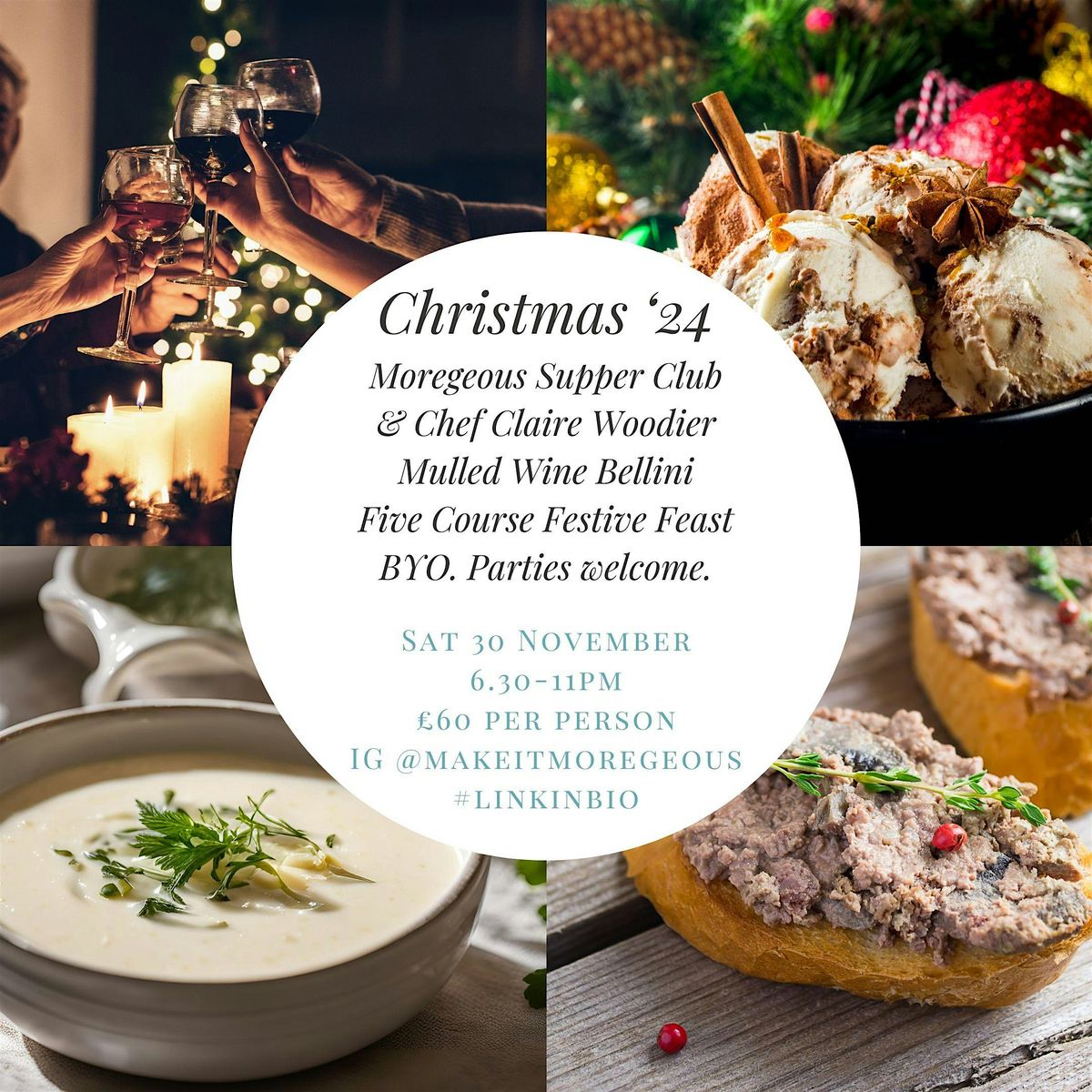 Christmas '24 : Moregeous Supper Club with Claire Woodier