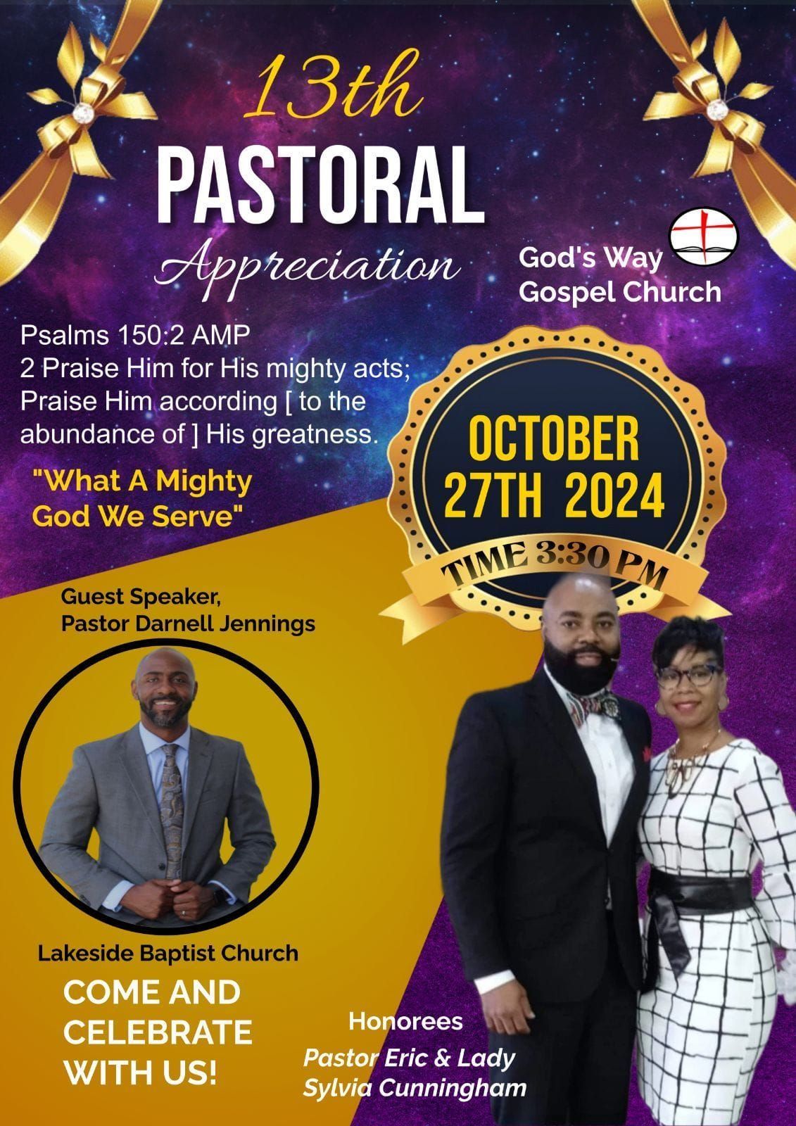 Pastor's Anniversary!!!!