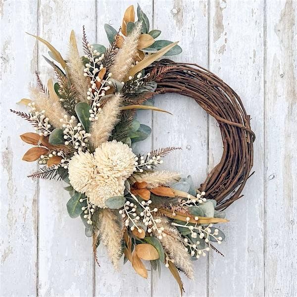 Harvest Fest Natural Wreath Class