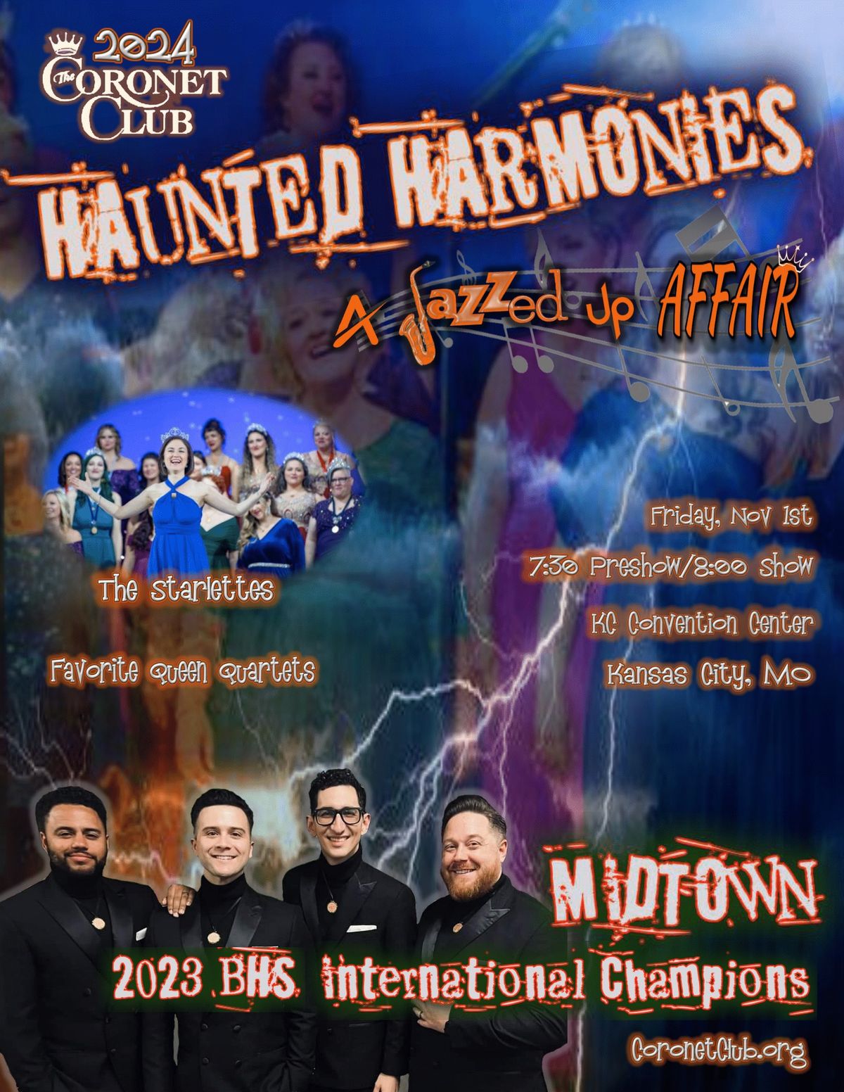 2024 Coronet Club Show - Haunted Harmonies | A Jazzed Up Affair