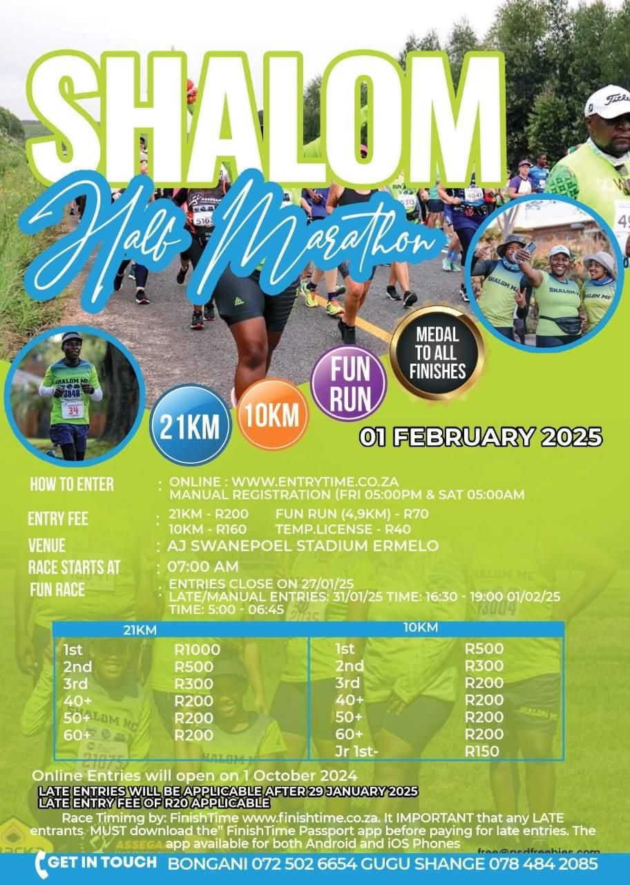 Shalom Half Marathon 