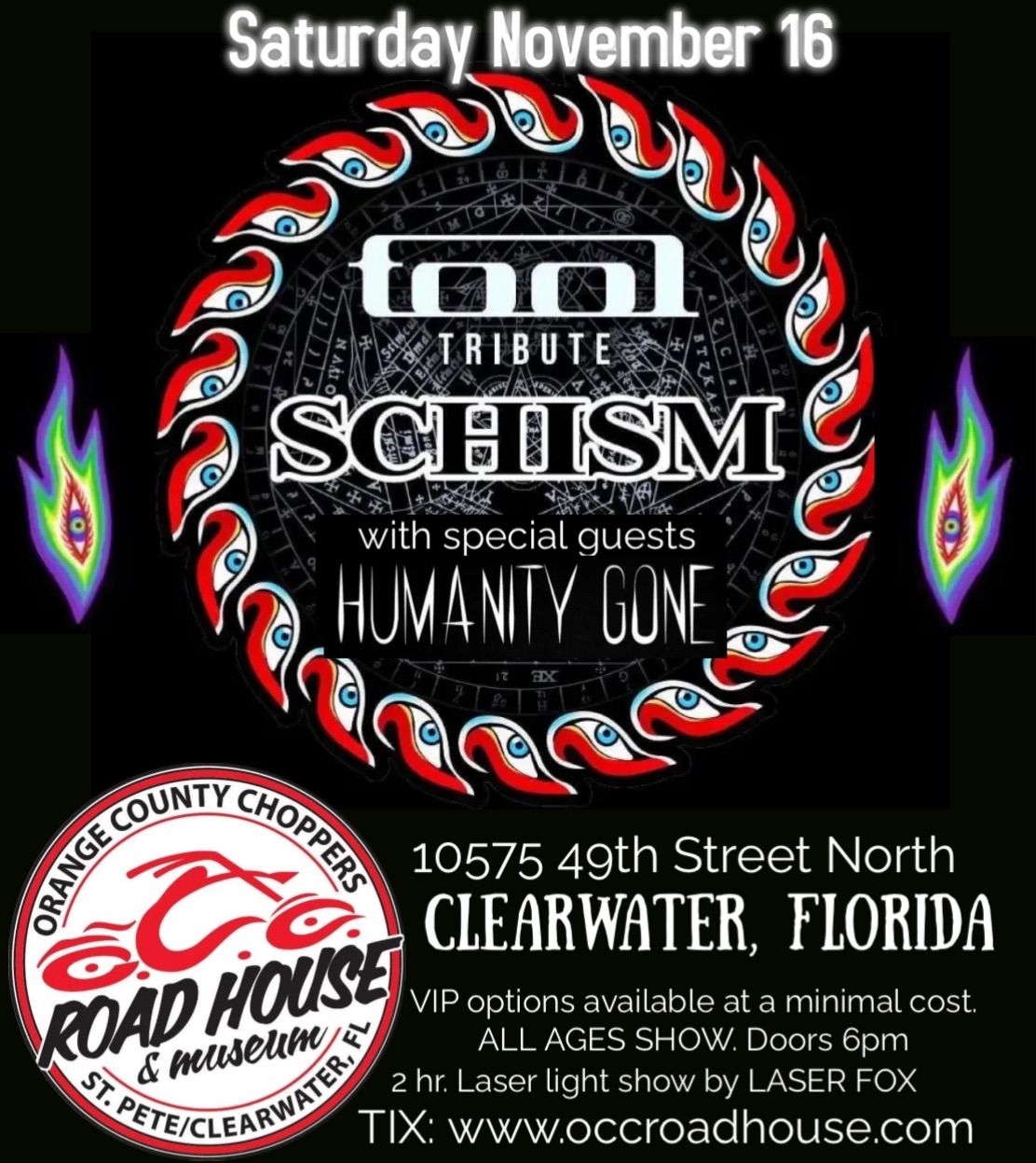 11\/16 Tool tribute Schism at OCC Road House in Clearwater, FL