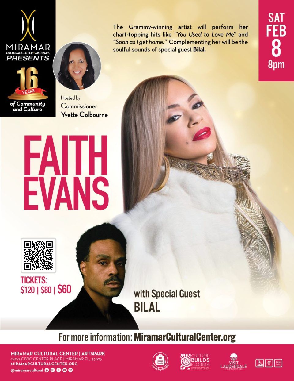 Faith Evans at Miramar Cultural Center