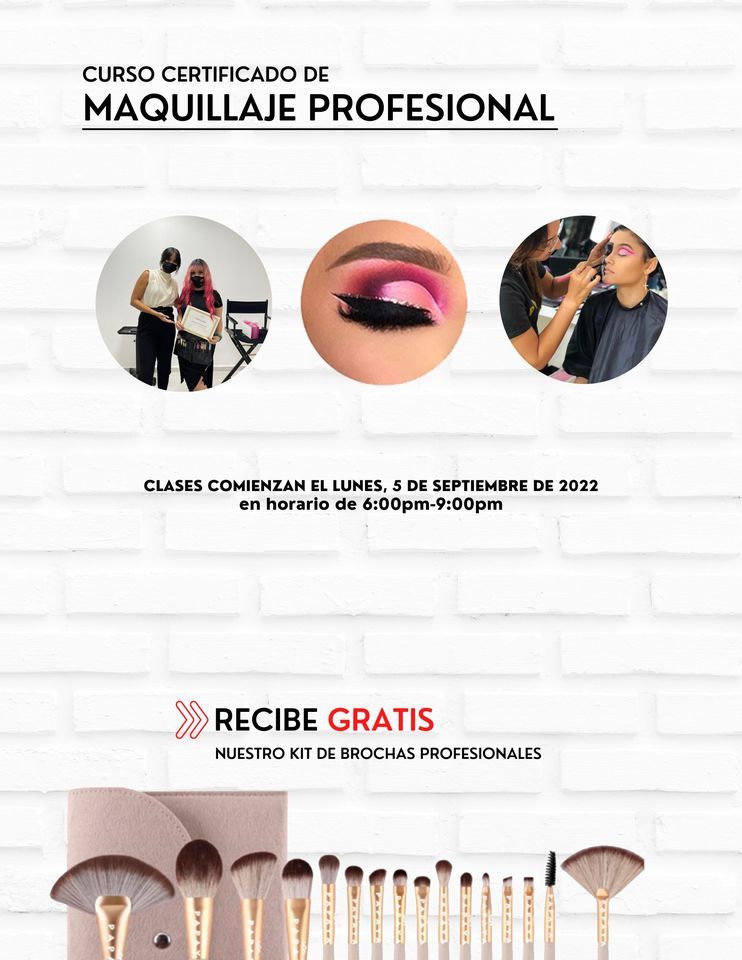 Curso Certificado de Maquillaje Profesional, Papaya Academy, San Juan