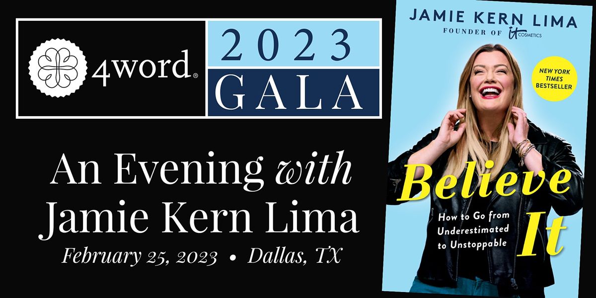 4word Gala 2023: An Evening with IT Cosmetic\u2019s Founder, Jamie Kern Lima