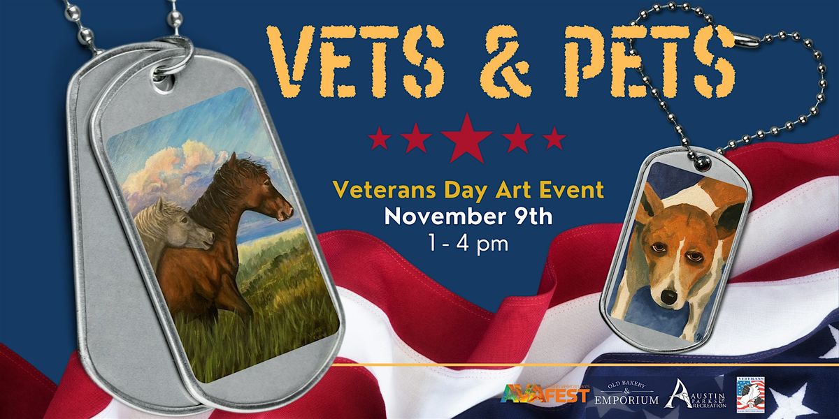 Vets & Pets: Veterans Day Art Event