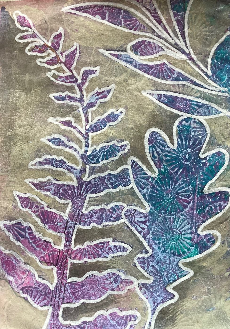 Geli Plate Printing with Helen Cooper