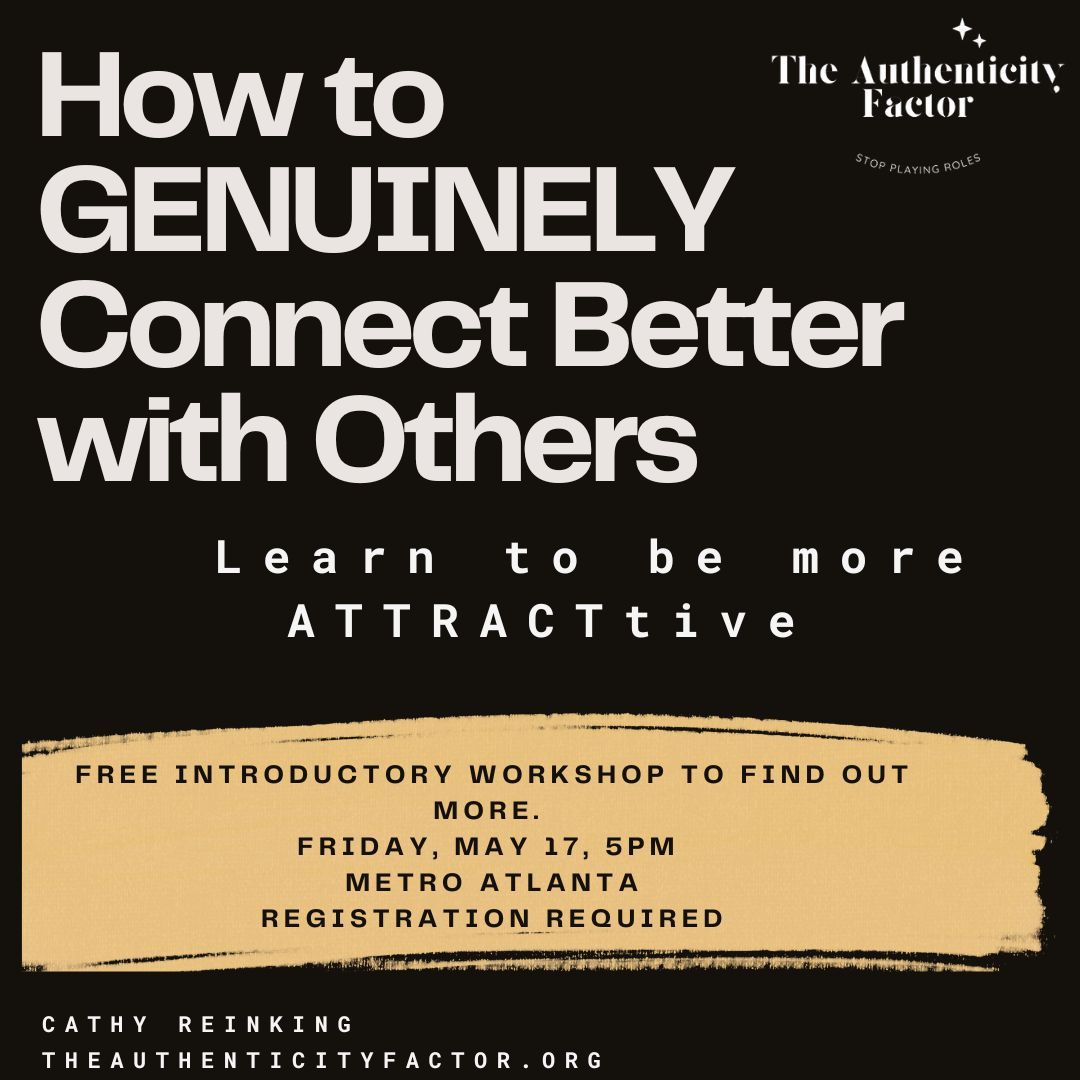 THE AUTHENTICITY FACTOR - Stop Playing Roles  FREE EVENT