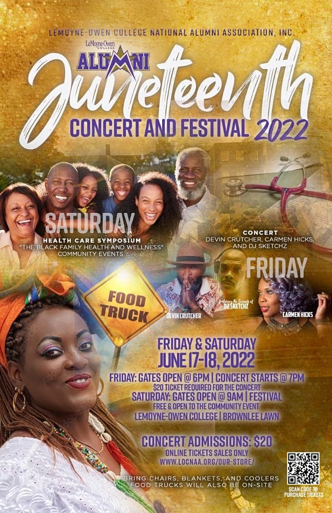Festival and Concert, LeMoyneOwen College Campus, Memphis