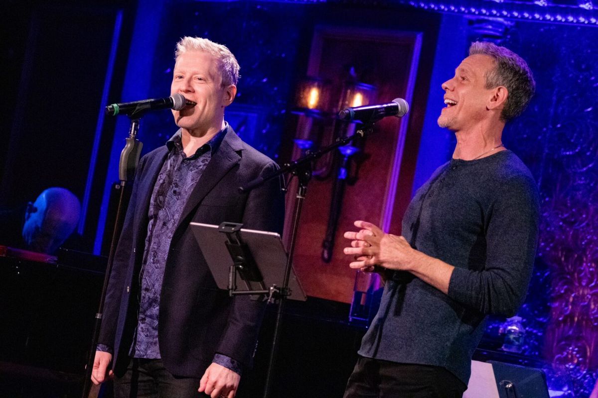 Adam Pascal and Anthony Rapp at Cain Center For The Arts