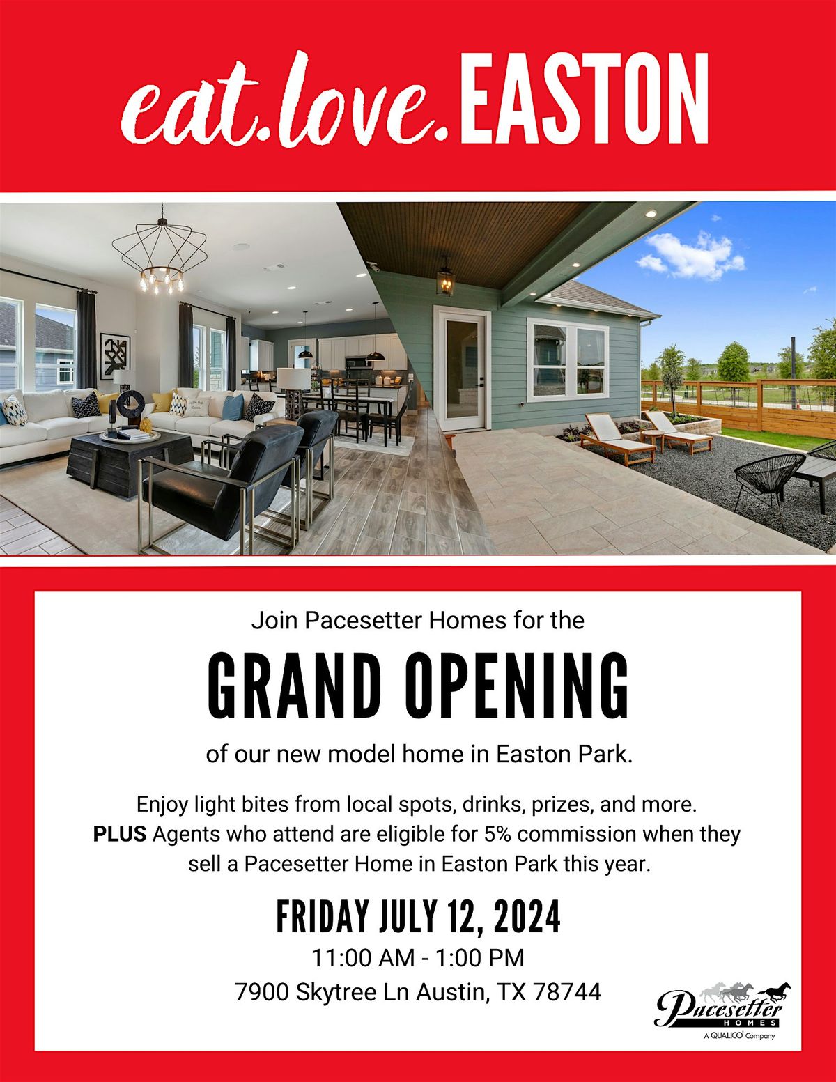 eat.love.EASTON Pacesetter Homes Grand Opening
