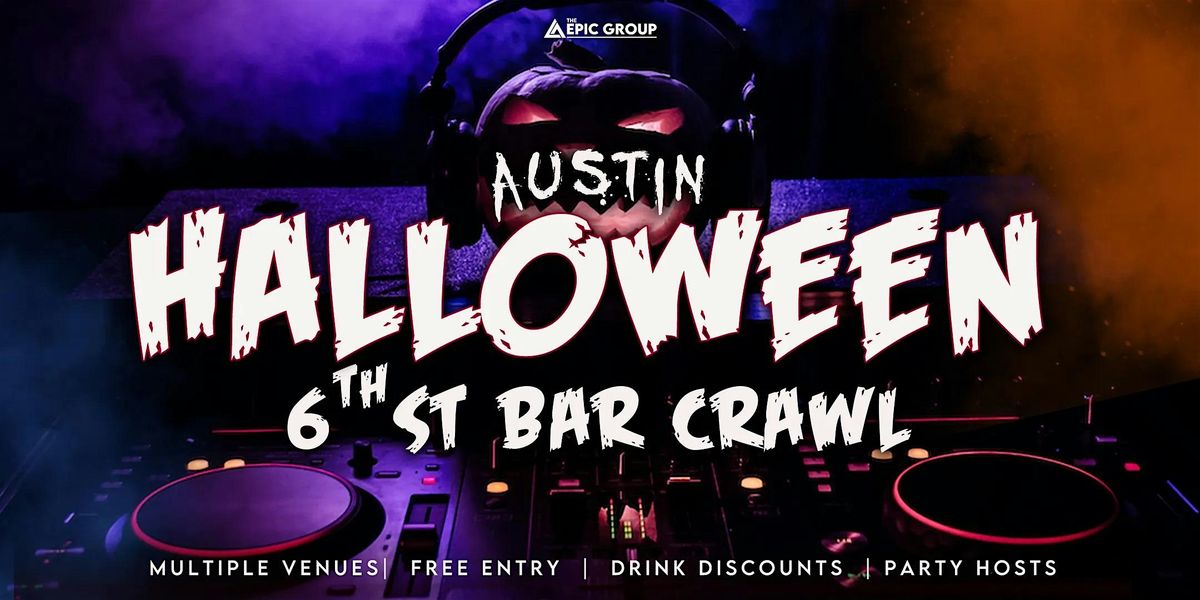 Halloween Austin 6th Street Bar Craw