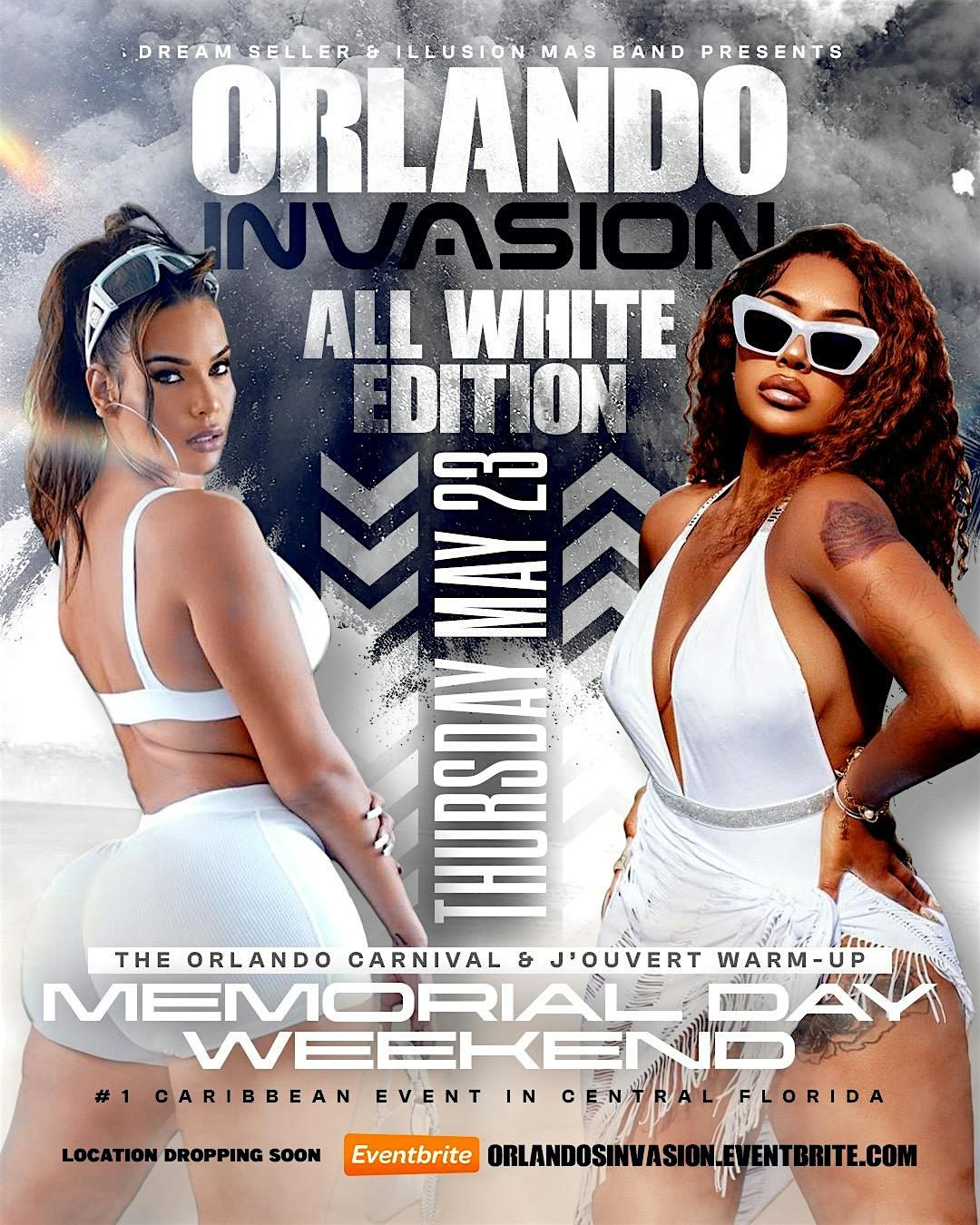 Orlando's Invasion: All White Edition!  Orlando Carnival\/J'ouvert Warm-up