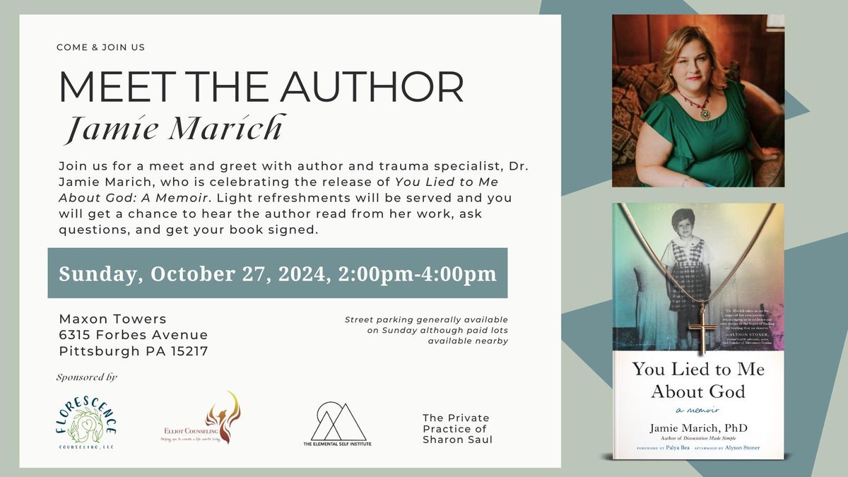 Author Meet and Greet with Dr. Jamie Marich in Pittsburgh, PA