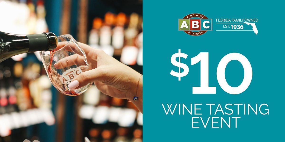 $10 ABC Wine Tasting Event