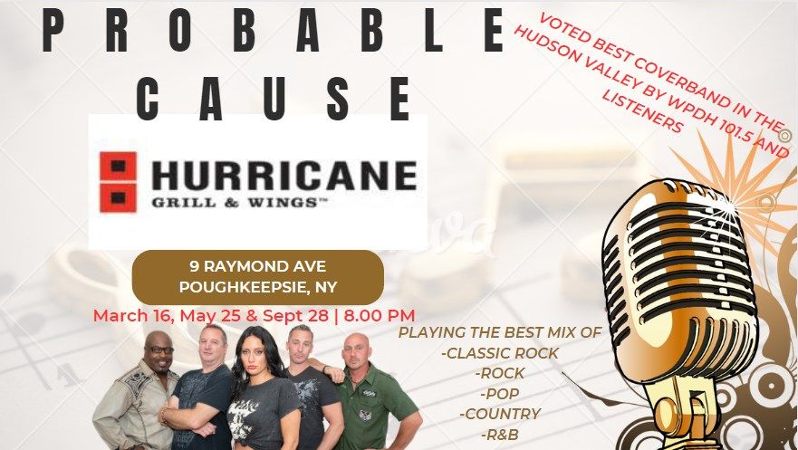 Probable Cause Returns to Hurricane Grill Poughkeepsie!