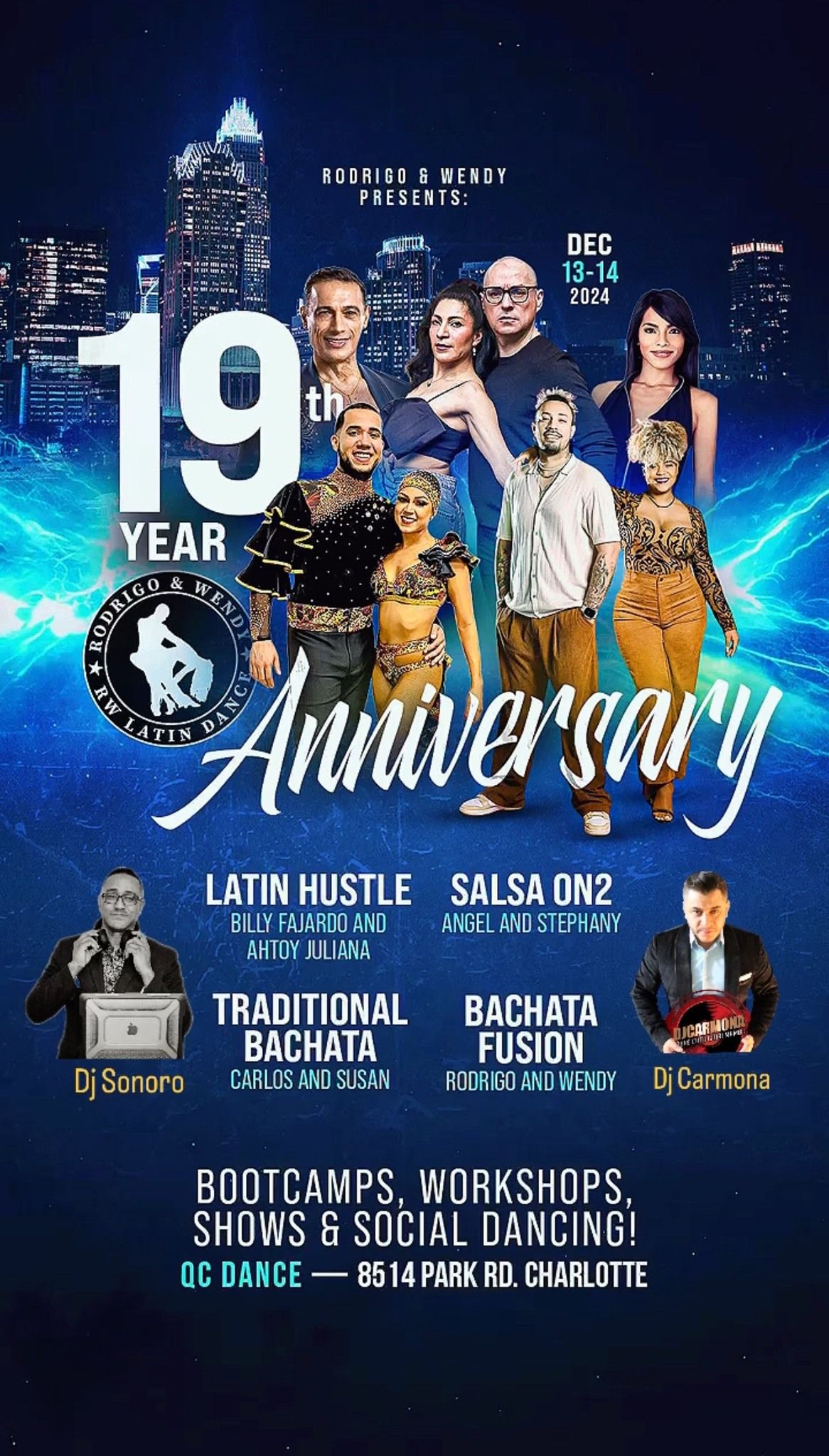 RW 19 YEAR ANNIVERSARY Weekend - Dec 13-14