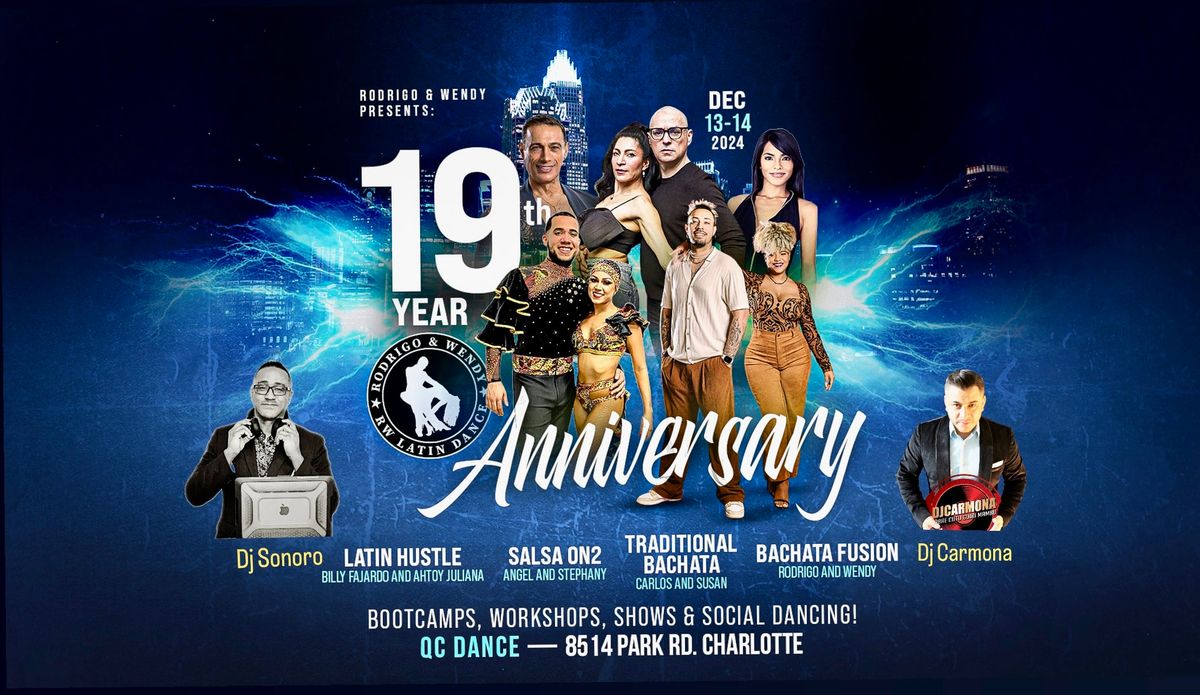 RW 19 YEAR ANNIVERSARY Weekend - Dec 13-14