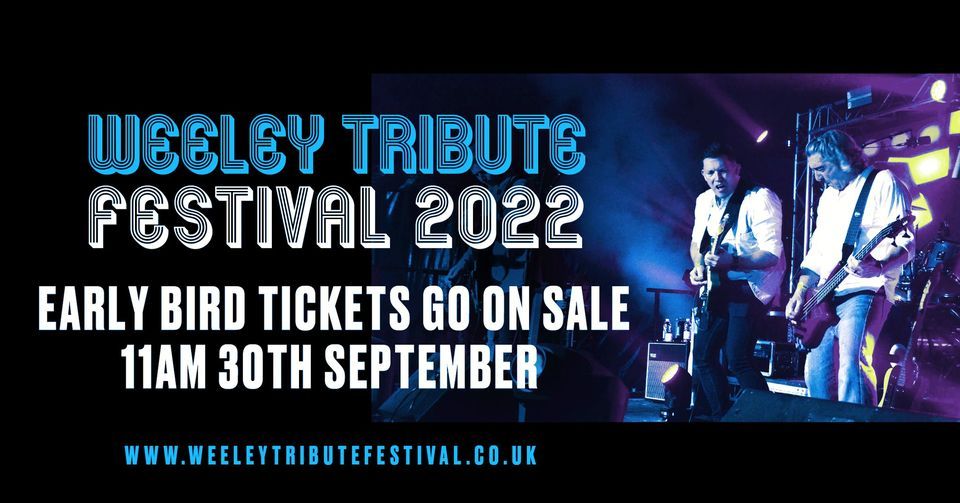 WEELEY TRIBUTE FESTIVAL 29\/8\/2022