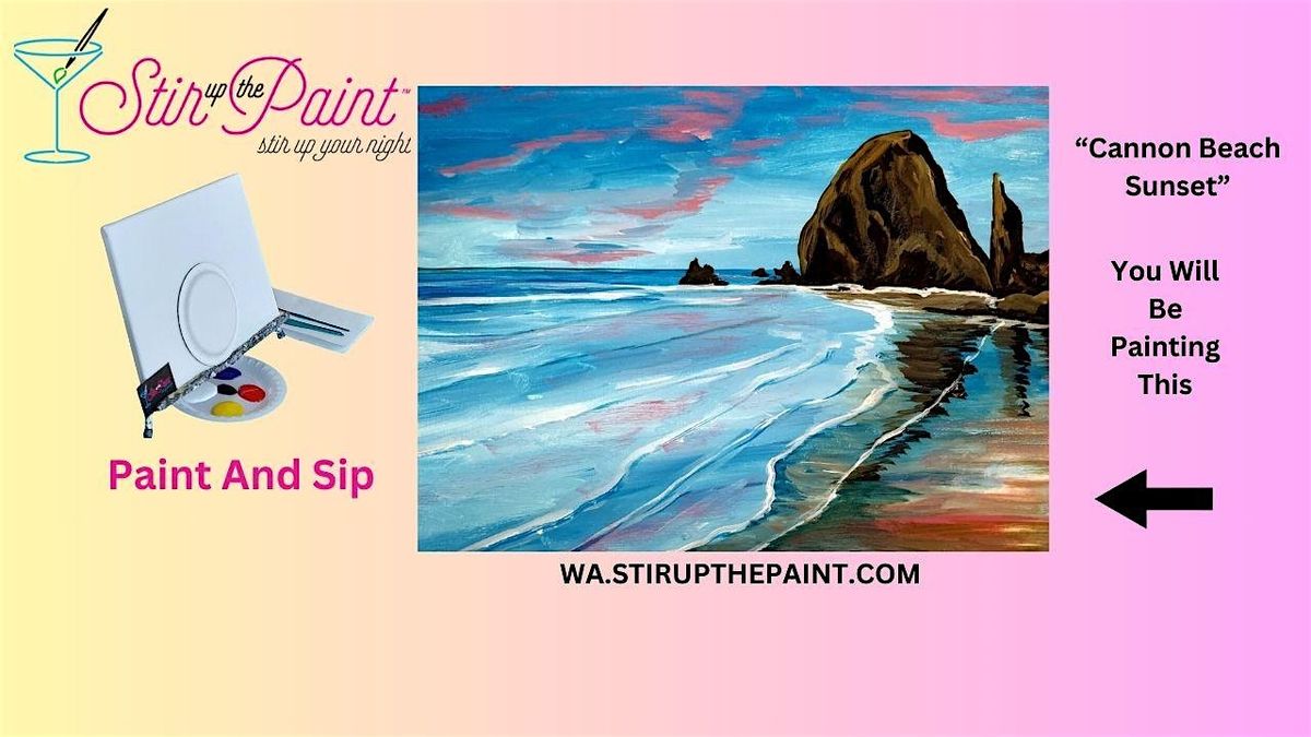 Seattle Paint and Sip, Paint Party, Paint Night  With Stir Up The Paint