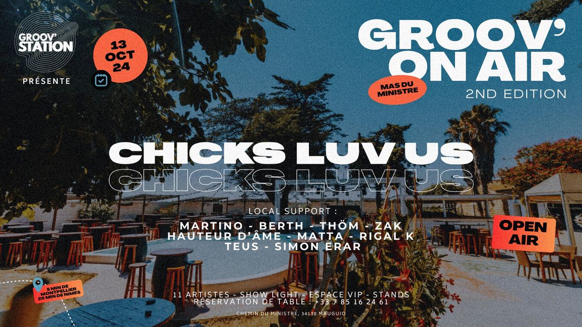 GROOV'STATION PR\u00c9SENTE GROOV'ON AIR II W\/ CHICKS LUV US \ud83d\ude80