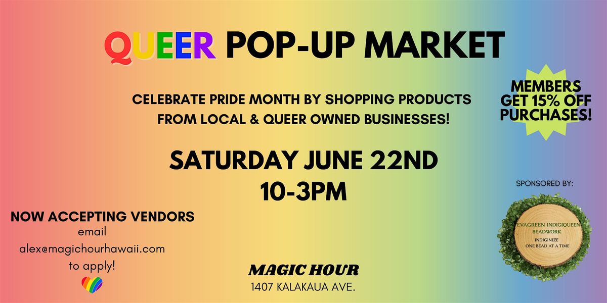 Queer Pop Up Market