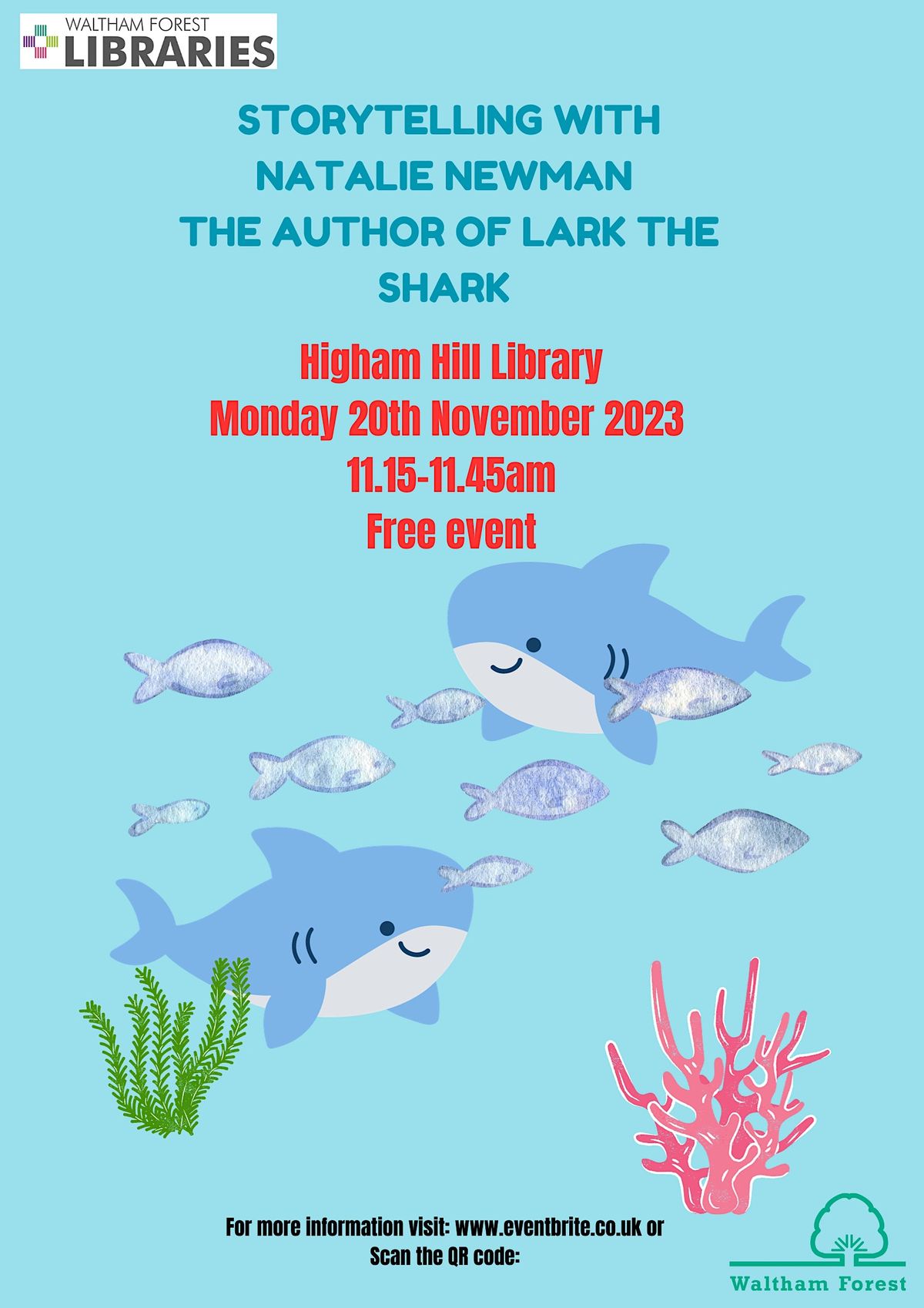 Higham Library Storytelling with Natalie Newman @ Higham Hill Library, Higham Hill ...