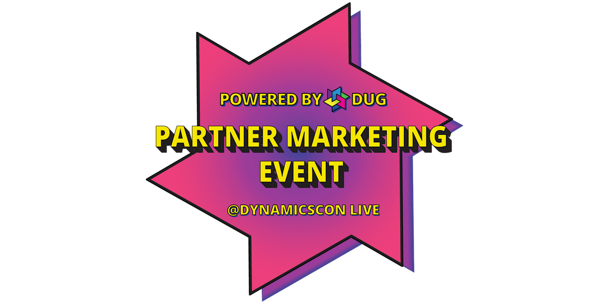 Partner Marketing Event @ DynamicsCon LIVE