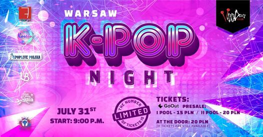Warsaw K-POP night at VooDoo Club \/ 31.07 \/