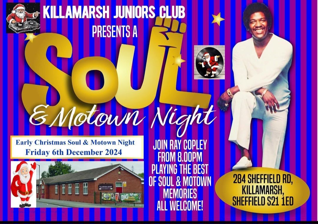 Christmas soul and Motown night