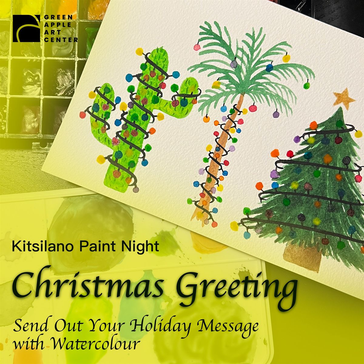 Christmas Greetings | Send Out Your Holiday Message with Watercolour