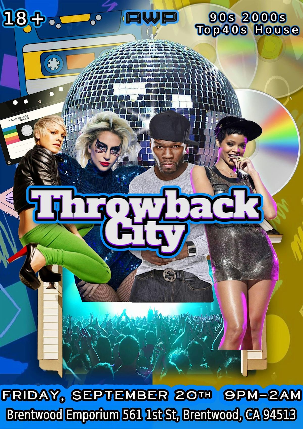 Throw Back City 90s V.S. 2000s night