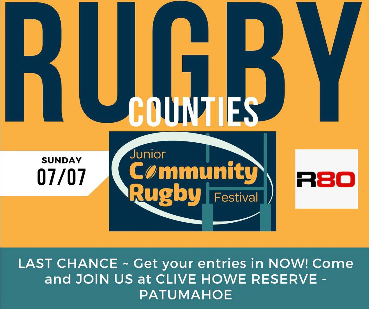 The Counties Junior Community Rugby Festival