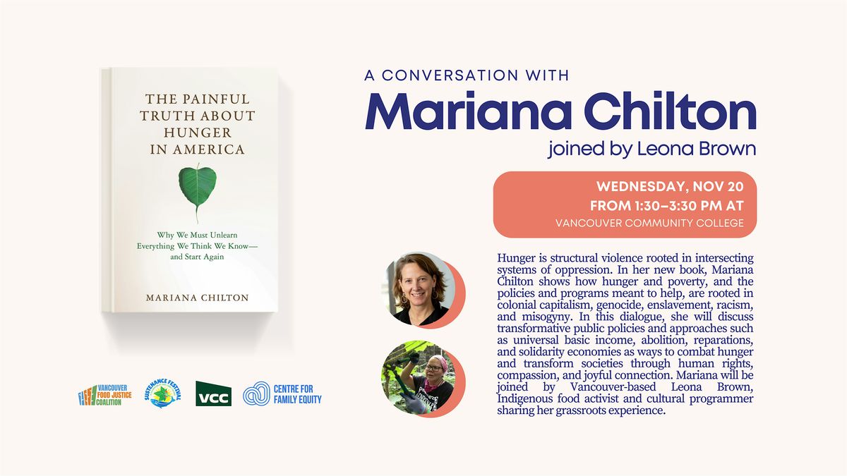 A Conversation with Mariana Chilton joined by Leona Brown