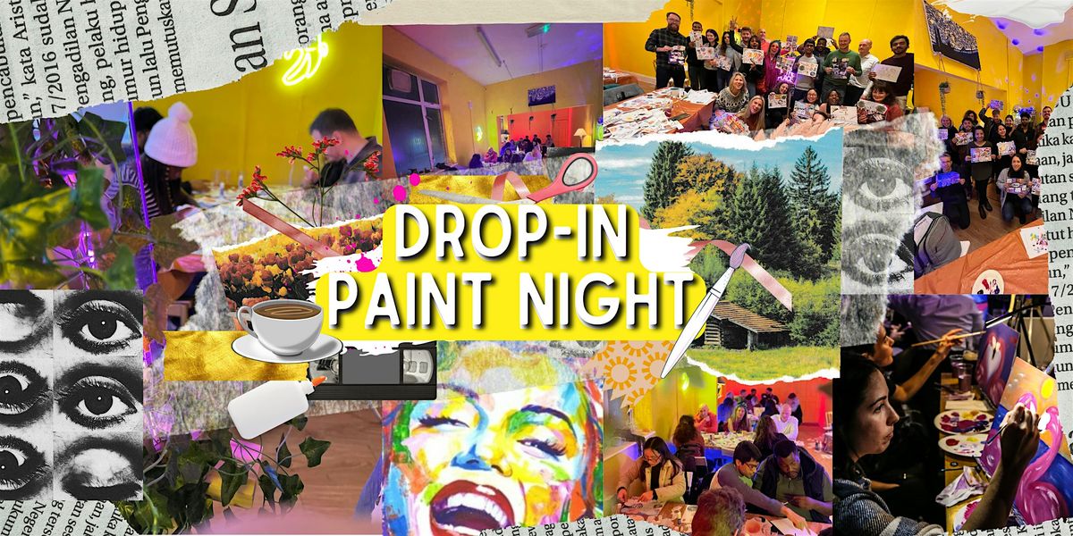 Drop-In Paint Night, Dublin City Center (incl. Tea & Coffee) (Dry Jan)