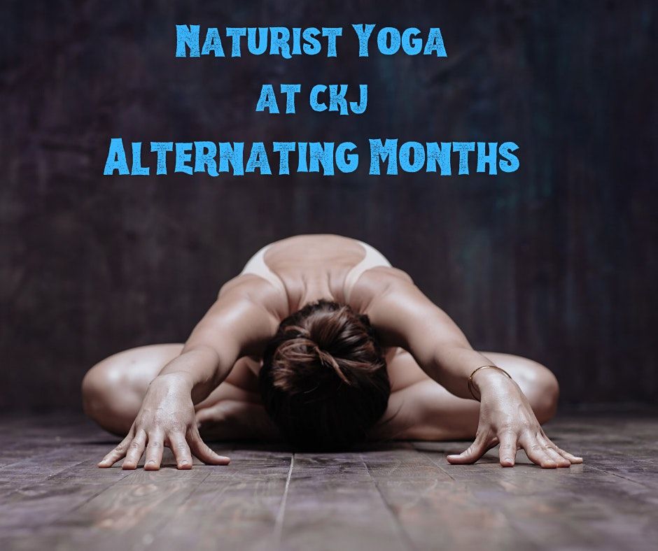July 15, 2022  Naturist Yoga Friday 8-9pm