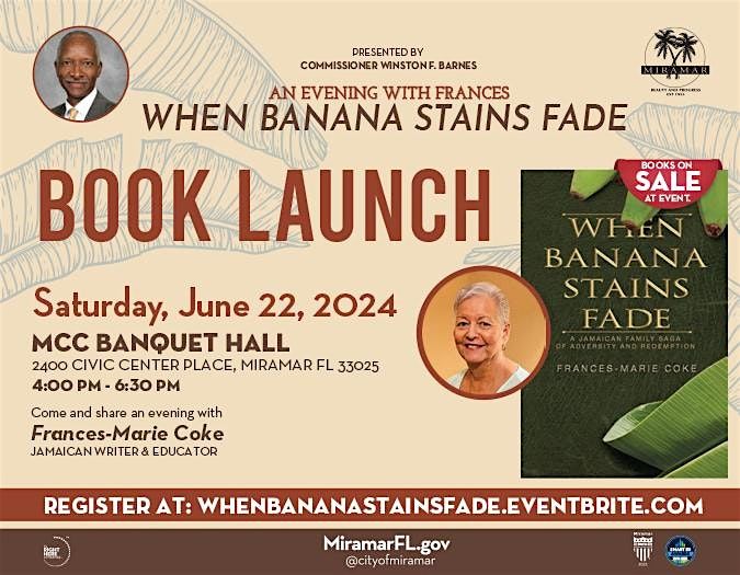 When Banana Stains Fade - Book Launch