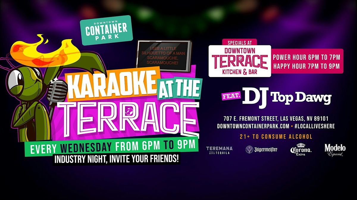 KARAOKE AT THE TERRACE!!