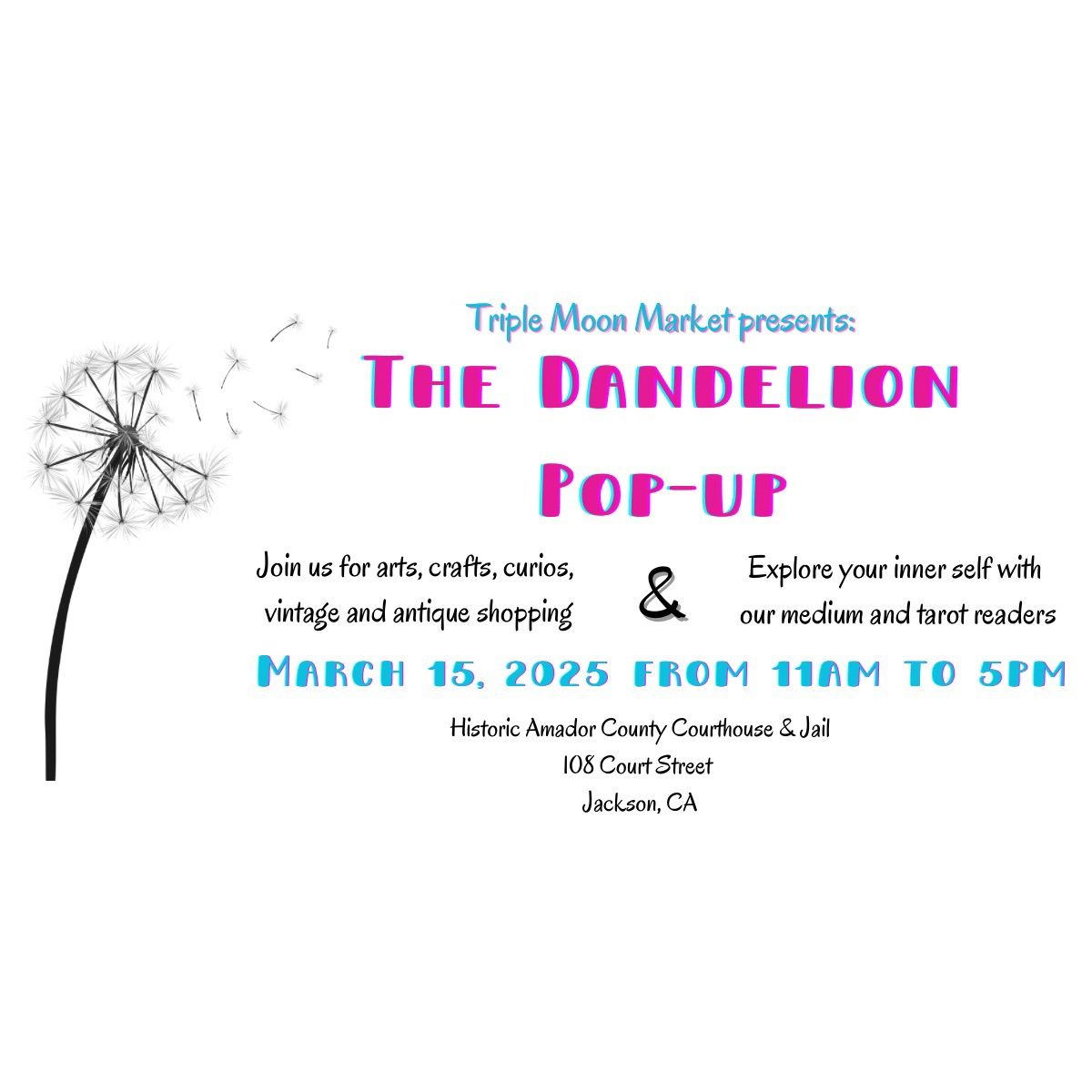 The Dandelion Pop-up Market