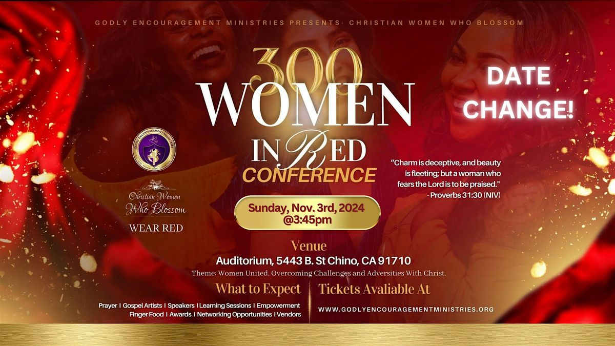 300 Women In Red Conference - In Auditorium