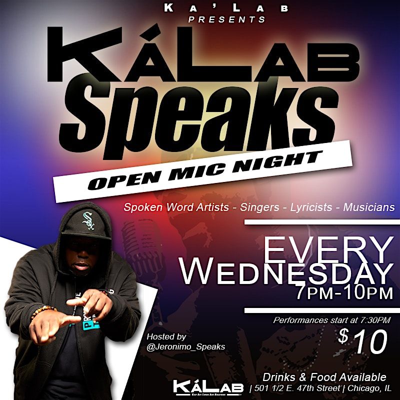 Ka'Lab Speaks Open Mic Night