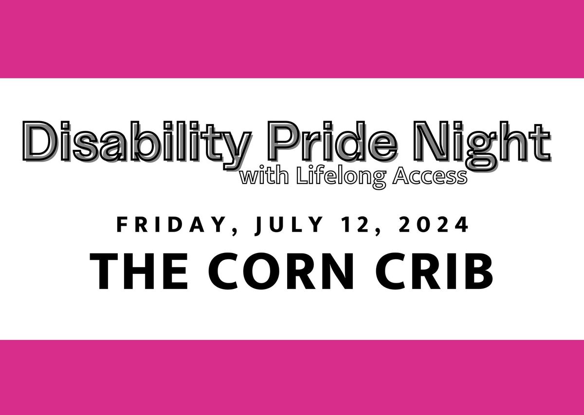 Disability Pride Night with Lifelong Access