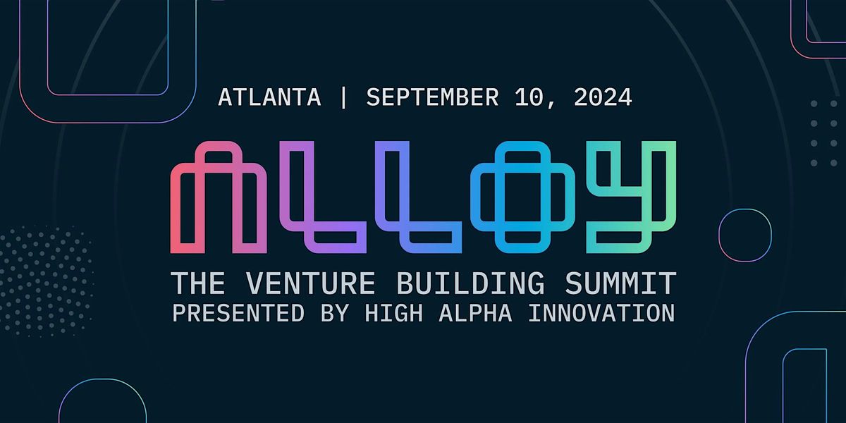 Alloy Venture Building Summit