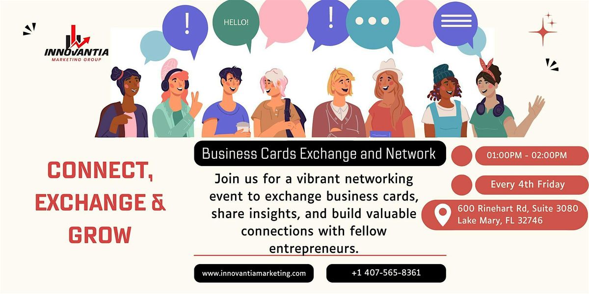 Business Cards Exchange and Network