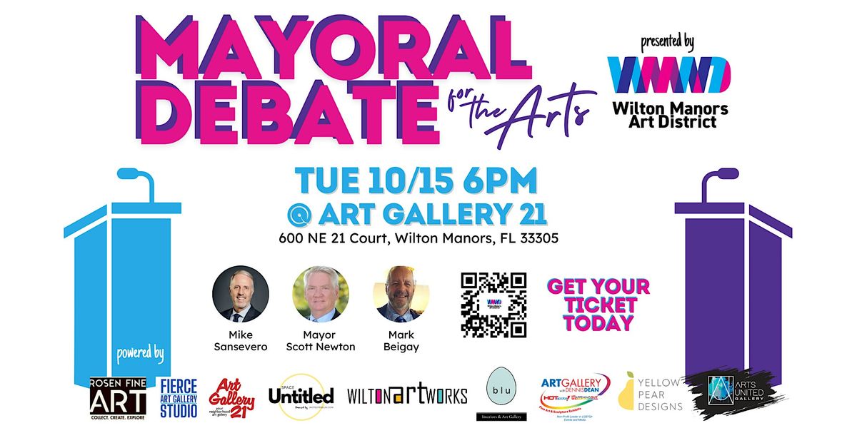 Wilton Manors Mayoral Debate for the Arts