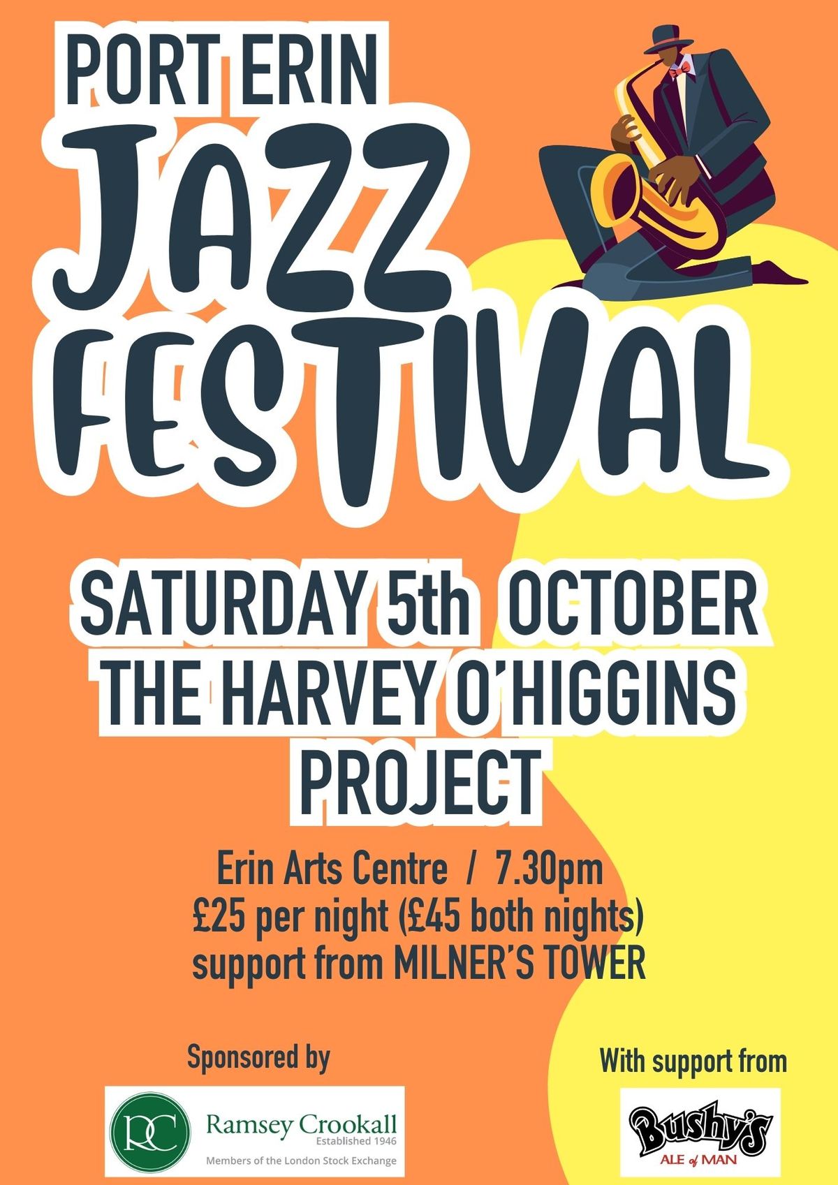 Port Erin Jazz Festival: The Harvey O'Higgins Project