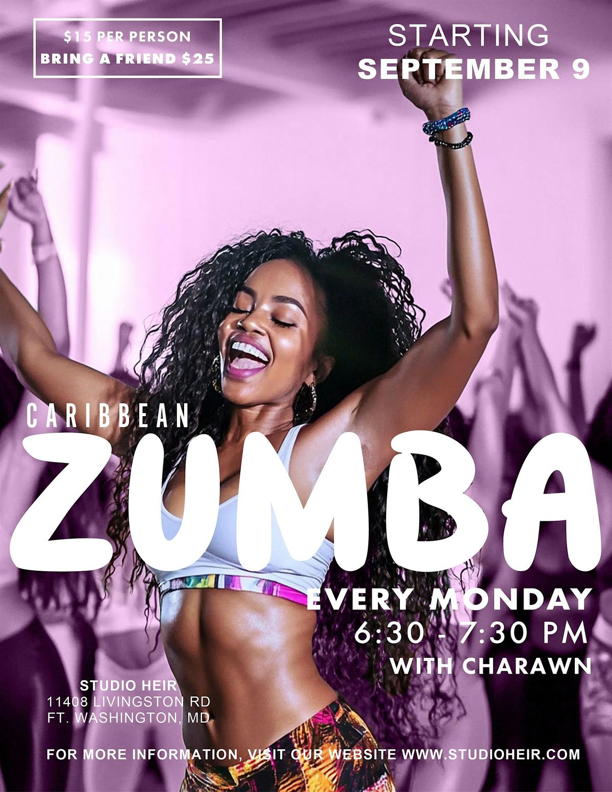 Zumba Fitness (Caribbean Style) with Charawn