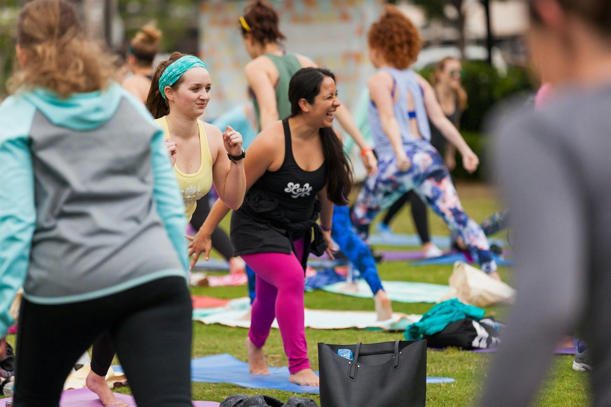 Yoga with Stefanie powered by Yena at Klyde Warren Park