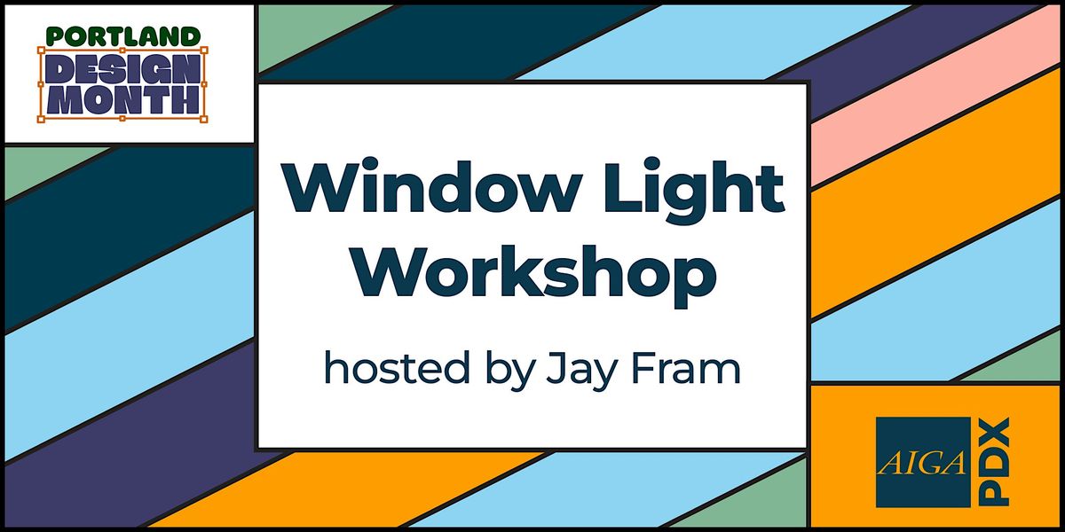 Window Light Workshop: How to Make Great Portraits Without the Gear [PDX Design Month]